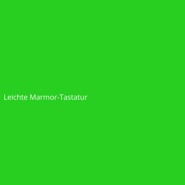Leichte Marmor-Tastatur