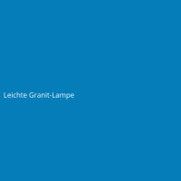 Leichte Granit-Lampe