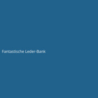 Fantastische Leder-Bank