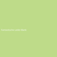 Fantastische Leder-Bank