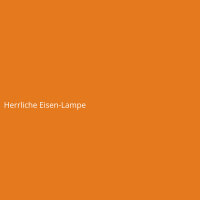 Herrliche Eisen-Lampe