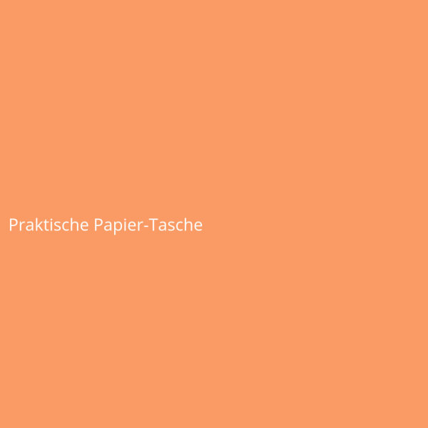 Praktische Papier-Tasche